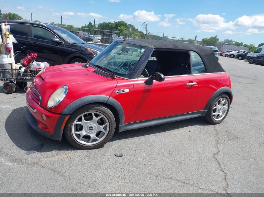 2007 Mini Cooper VIN WMWRH33507TJ43688 IAAI salvage auction — NORMAL WEAR, Clear-Dealer Only (North Carolina), sold $775 on 2026-07-13 (photo 2)