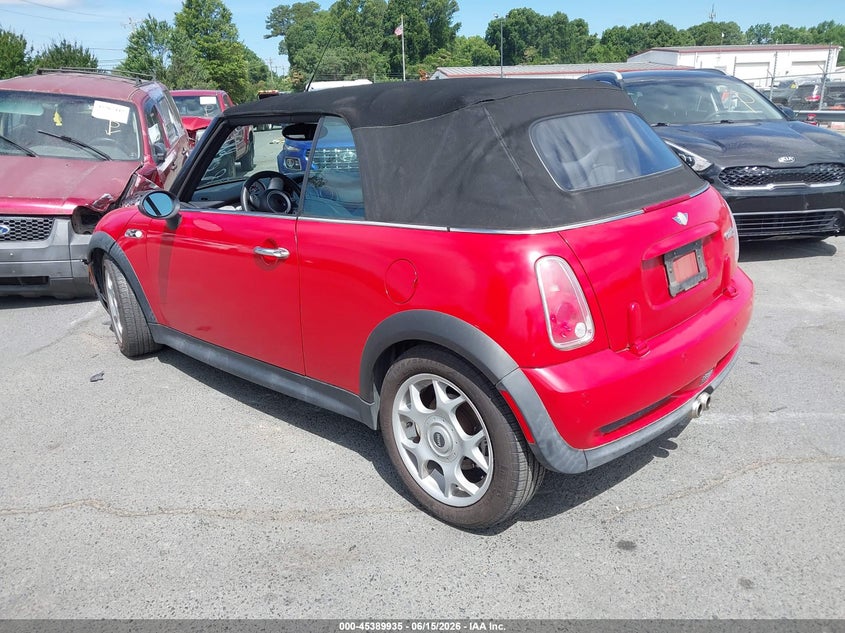 2007 Mini Cooper VIN WMWRH33507TJ43688 IAAI salvage auction — NORMAL WEAR, Clear-Dealer Only (North Carolina), sold $775 on 2026-07-13 (photo 3)