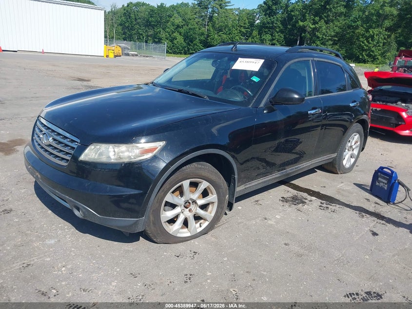 2006 Infiniti Fx35 VIN JNRAS08W06X203851 IAAI salvage auction — NORMAL WEAR, Clear (Massachusetts), sold $550 on 2026-07-24 (photo 2)