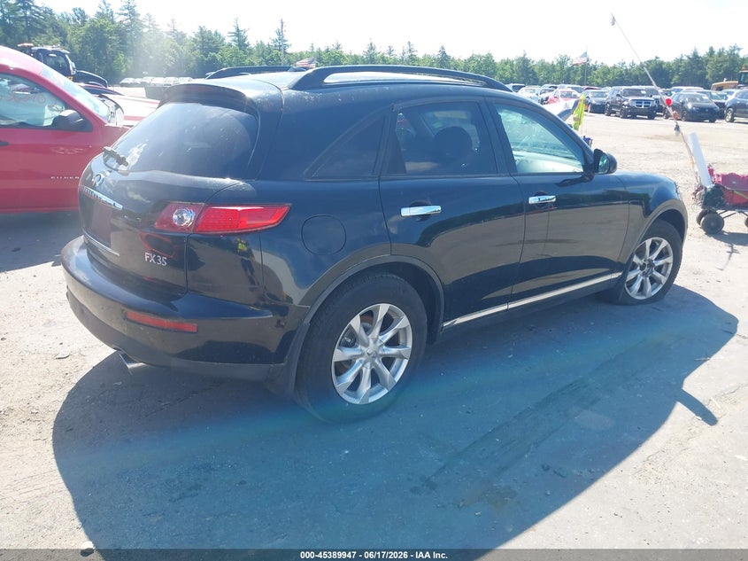 2006 Infiniti Fx35 VIN JNRAS08W06X203851 IAAI salvage auction — NORMAL WEAR, Clear (Massachusetts), sold $550 on 2026-07-24 (photo 4)