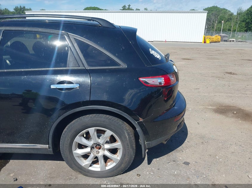 2006 Infiniti Fx35 VIN JNRAS08W06X203851 IAAI salvage auction — NORMAL WEAR, Clear (Massachusetts), sold $550 on 2026-07-24 (photo 6)
