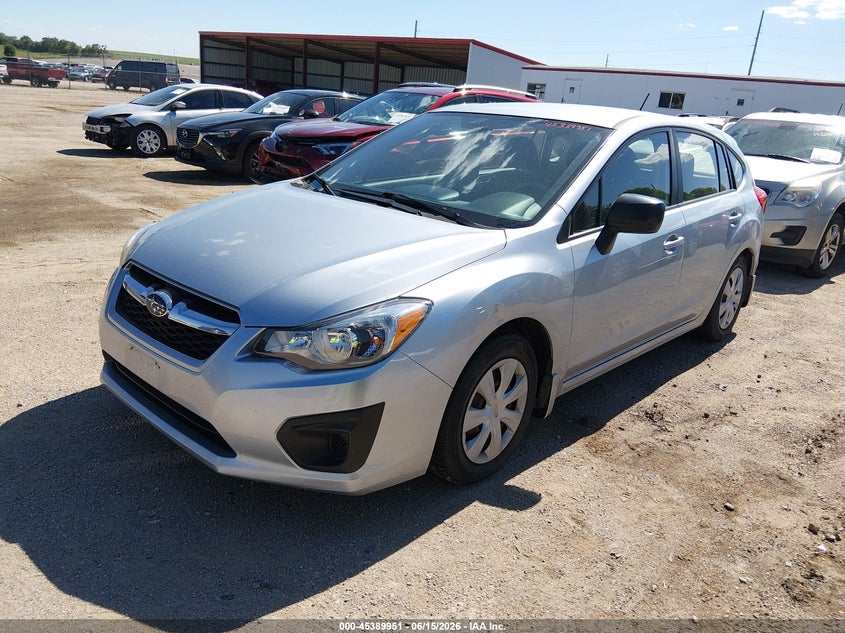 2012 Subaru Impreza VIN JF1GPAA62CH212560 IAAI salvage auction — NORMAL WEAR, Certificate Of Title (Nebraska), sold $1,000 on 2026-07-23 (photo 2)