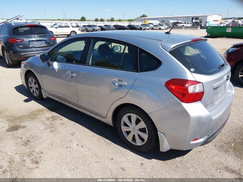 2012 Subaru Impreza VIN JF1GPAA62CH212560 IAAI salvage auction — NORMAL WEAR, Certificate Of Title (Nebraska), sold $1,000 on 2026-07-23 (photo 3)
