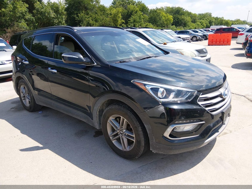 2017 Hyundai Santa fe VIN 5XYZU3LB9HG421618 IAAI salvage auction — NORMAL WEAR, Original (Texas), sold $4,425 on 2026-07-06 (photo 1)