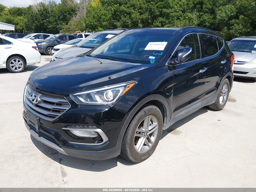 2017 Hyundai Santa fe VIN 5XYZU3LB9HG421618 IAAI salvage auction — NORMAL WEAR, Original (Texas), sold $4,425 on 2026-07-06 (photo 2)