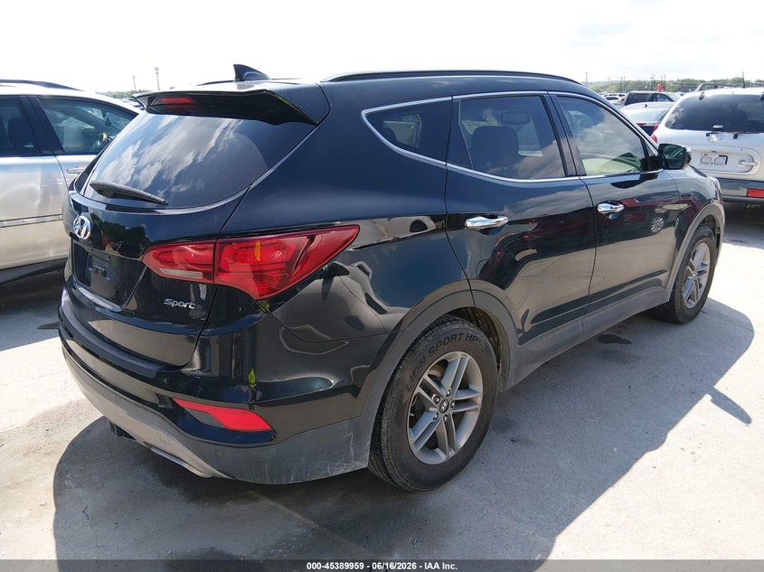2017 Hyundai Santa fe VIN 5XYZU3LB9HG421618 IAAI salvage auction — NORMAL WEAR, Original (Texas), sold $4,425 on 2026-07-06 (photo 4)