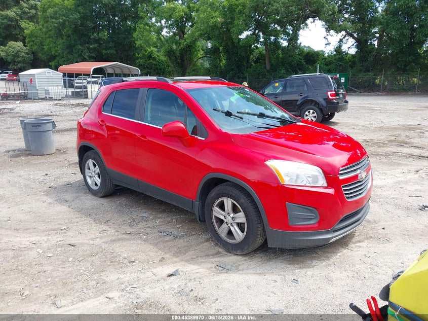 2016 Chevrolet Trax VIN KL7CJLSB0GB597799 IAAI salvage auction — NORMAL WEAR, Clear (Georgia), sold $275 on 2026-07-10 (photo 1)