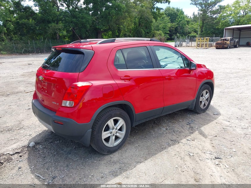 2016 Chevrolet Trax VIN KL7CJLSB0GB597799 IAAI salvage auction — NORMAL WEAR, Clear (Georgia), sold $275 on 2026-07-10 (photo 4)