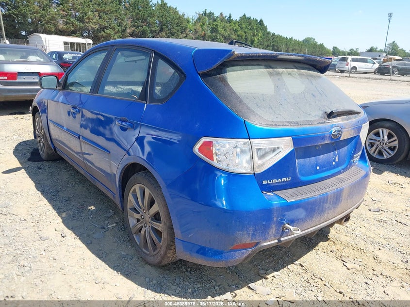 2009 Subaru Impreza VIN JF1GH76629G826550 IAAI salvage auction — NORMAL WEAR, Clear (Virginia), sold $300 on 2026-07-27 (photo 3)
