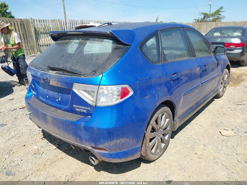 2009 Subaru Impreza VIN JF1GH76629G826550 IAAI salvage auction — NORMAL WEAR, Clear (Virginia), sold $300 on 2026-07-27 (photo 4)