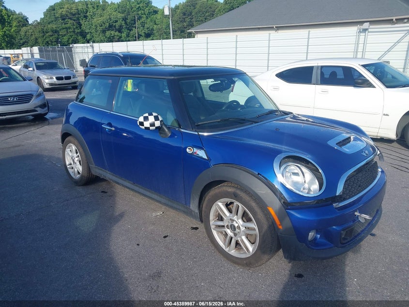 2013 Mini Hard top VIN WMWSV3C55DT478340 IAAI salvage auction — NORMAL WEAR, Clear (Georgia), sold $375 on 2026-07-22 (photo 1)