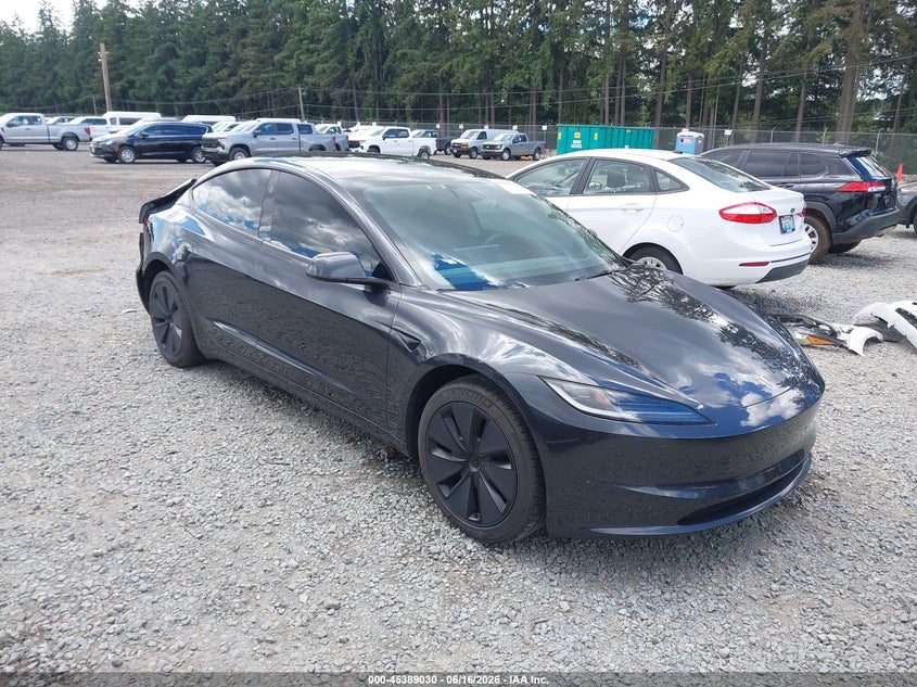 2025 Tesla Model 3 VIN 5YJ3E1EA8SF978028 IAAI salvage auction — REAR END, Bill Of Sale (Washington), sold $10,700 on 2026-07-15 (photo 1)
