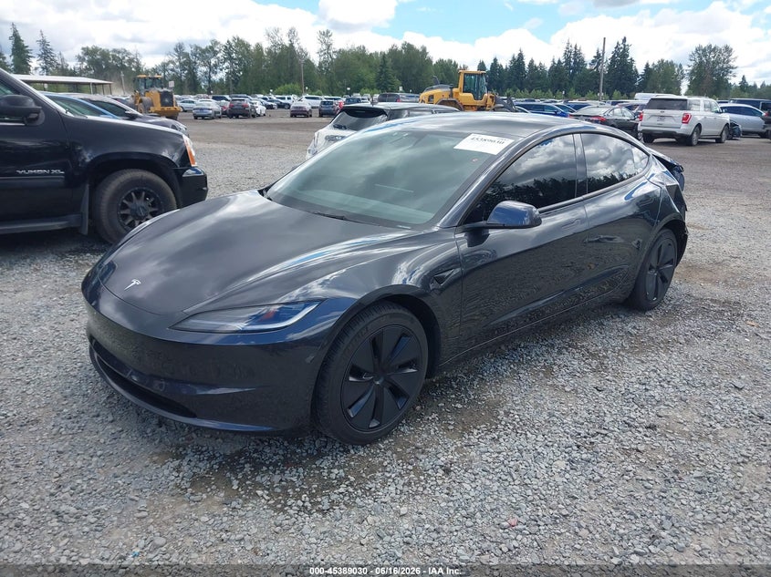 2025 Tesla Model 3 VIN 5YJ3E1EA8SF978028 IAAI salvage auction — REAR END, Bill Of Sale (Washington), sold $10,700 on 2026-07-15 (photo 2)