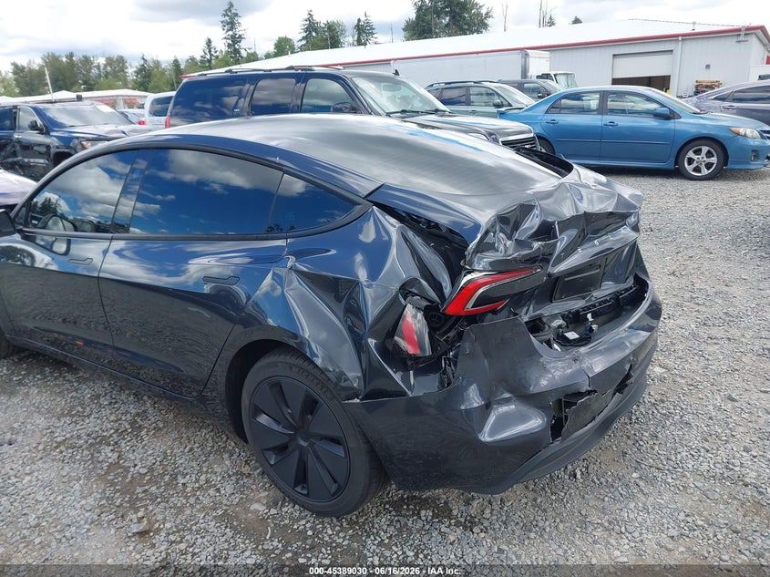 2025 Tesla Model 3 VIN 5YJ3E1EA8SF978028 IAAI salvage auction — REAR END, Bill Of Sale (Washington), sold $10,700 on 2026-07-15 (photo 6)