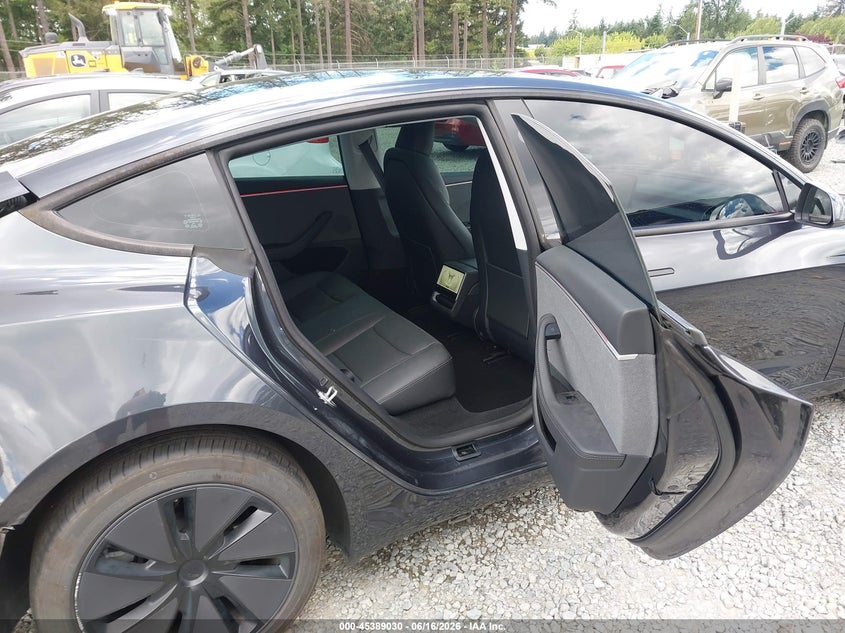 2025 Tesla Model 3 VIN 5YJ3E1EA8SF978028 IAAI salvage auction — REAR END, Bill Of Sale (Washington), sold $10,700 on 2026-07-15 (photo 8)