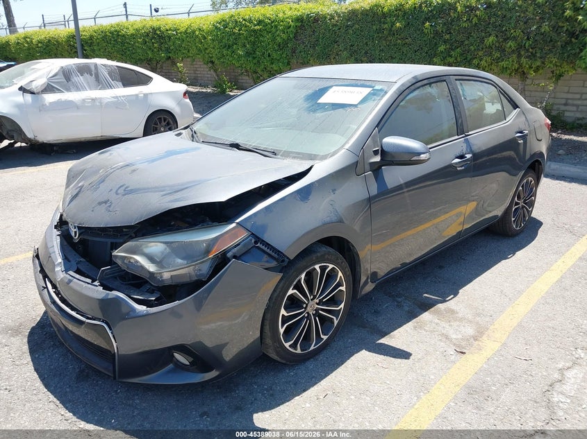 2015 Toyota Corolla VIN 5YFBURHE6FP265523 IAAI salvage auction — FRONT END, Salvage (California), sold $2,850 on 2026-07-07 (photo 2)