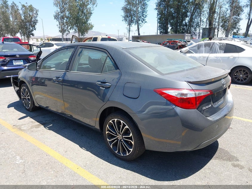 2015 Toyota Corolla VIN 5YFBURHE6FP265523 IAAI salvage auction — FRONT END, Salvage (California), sold $2,850 on 2026-07-07 (photo 3)