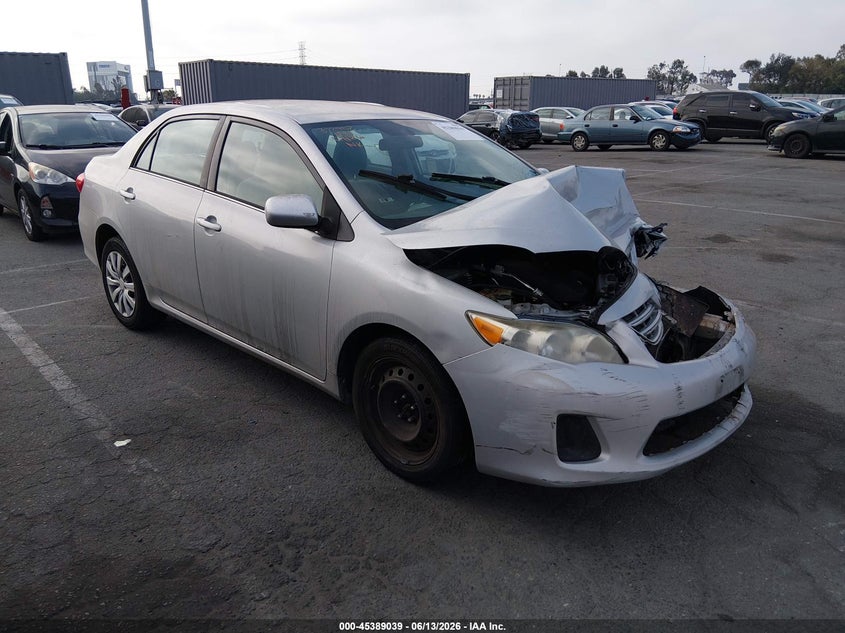 2013 Toyota Corolla VIN 2T1BU4EE8DC970960 IAAI salvage auction — NORMAL WEAR, Salvage (California), sold $775 on 2026-07-09 (photo 1)
