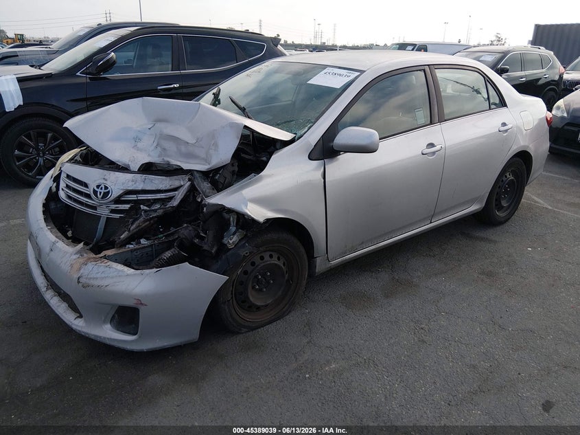 2013 Toyota Corolla VIN 2T1BU4EE8DC970960 IAAI salvage auction — NORMAL WEAR, Salvage (California), sold $775 on 2026-07-09 (photo 2)