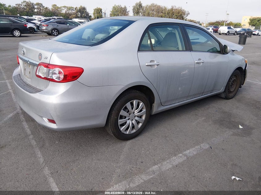 2013 Toyota Corolla VIN 2T1BU4EE8DC970960 IAAI salvage auction — NORMAL WEAR, Salvage (California), sold $775 on 2026-07-09 (photo 4)