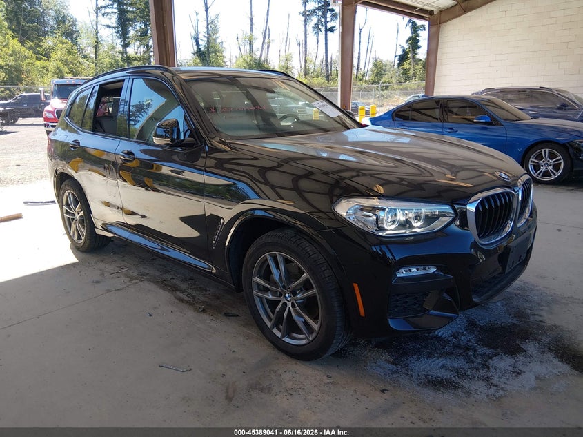 2019 BMW X3 VIN 5UXTR9C56KLP90368 IAAI salvage auction — SIDE, Salvage (Virginia), sold $13,600 on 2026-07-16 (photo 1)