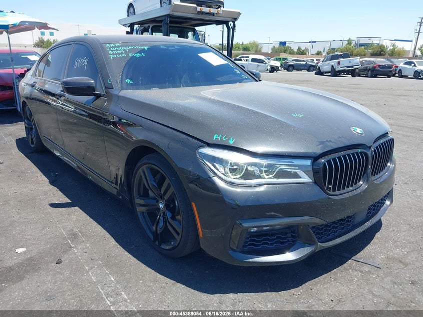 2017 BMW 7er VIN WBA7F0C31HGM21535 IAAI salvage auction — RIGHT REAR, Salvage Certificate (California), sold $10,100 on 2026-07-10 (photo 1)