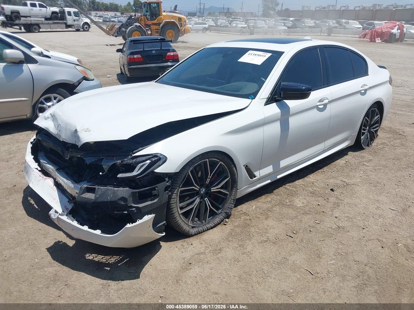 2022 BMW VIN WBA13BK05NCJ62066 IAAI salvage auction — FRONT & REAR, Wait Title, sold $12,750 on 2026-09-10 (photo 2)