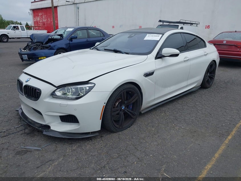 2014 BMW M6 VIN WBS6C9C58ED467415 IAAI salvage auction — FRONT END, Salvage (Oregon), sold $13,200 on 2026-08-27 (photo 2)