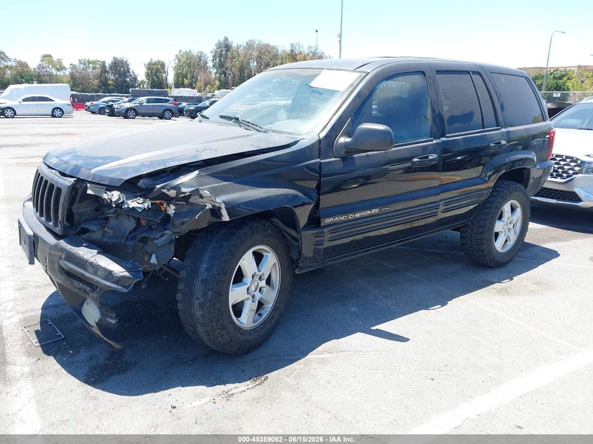 2001 Jeep Grand cherokee VIN 1J4GX58S21C711044 IAAI salvage auction — LEFT FRONT, Salvage (California), sold $550 on 2026-07-09 (photo 2)