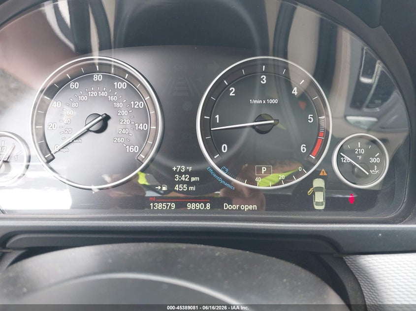 2014 BMW 5er VIN WBAXA5C54ED001682 IAAI salvage auction — FRONT END, Repossession Paperwork (Georgia), sold $6,600 on 2026-07-14 (photo 7)