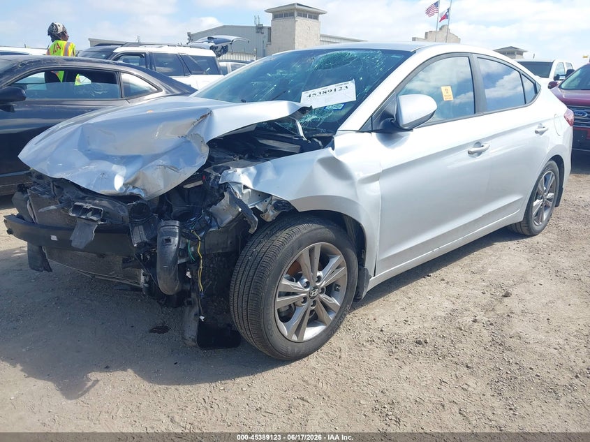 2018 Hyundai Elantra VIN KMHD84LF6JU508237 IAAI salvage auction — FRONT END, Salvage (Texas), sold $25 on 2026-07-27 (photo 2)