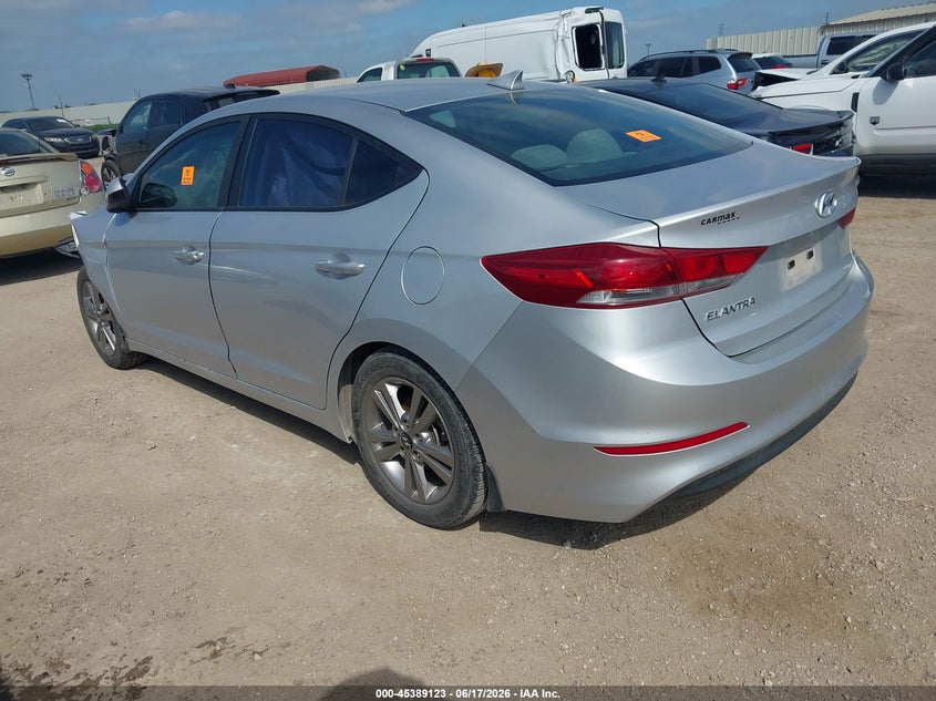 2018 Hyundai Elantra VIN KMHD84LF6JU508237 IAAI salvage auction — FRONT END, Salvage (Texas), sold $25 on 2026-07-27 (photo 3)