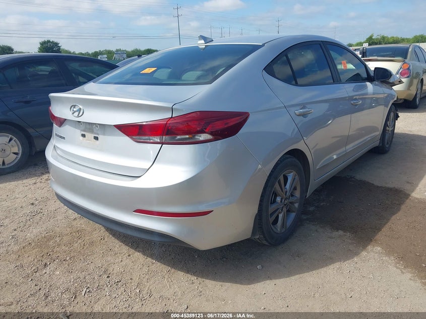 2018 Hyundai Elantra VIN KMHD84LF6JU508237 IAAI salvage auction — FRONT END, Salvage (Texas), sold $25 on 2026-07-27 (photo 4)