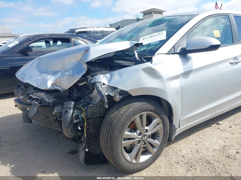 2018 Hyundai Elantra VIN KMHD84LF6JU508237 IAAI salvage auction — FRONT END, Salvage (Texas), sold $25 on 2026-07-27 (photo 6)