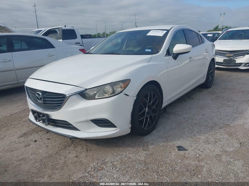 2014 Mazda 6 VIN JM1GJ1V67E1136500 IAAI salvage auction — WATER/FLOOD, Salvage Title, sold $25 on 2026-07-27 (photo 2)