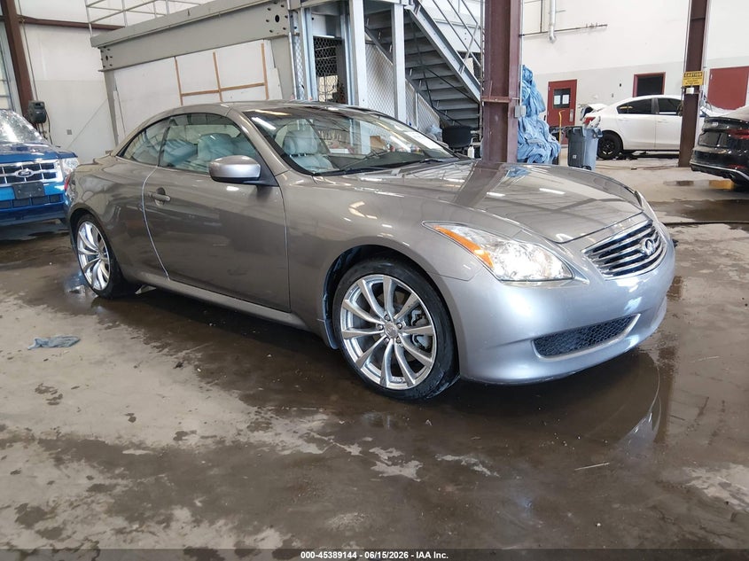 2009 Infiniti G VIN JNKCV66EX9M722214 IAAI salvage auction — SIDE, Salvage (Idaho), sold $2,150 on 2026-07-17 (photo 1)