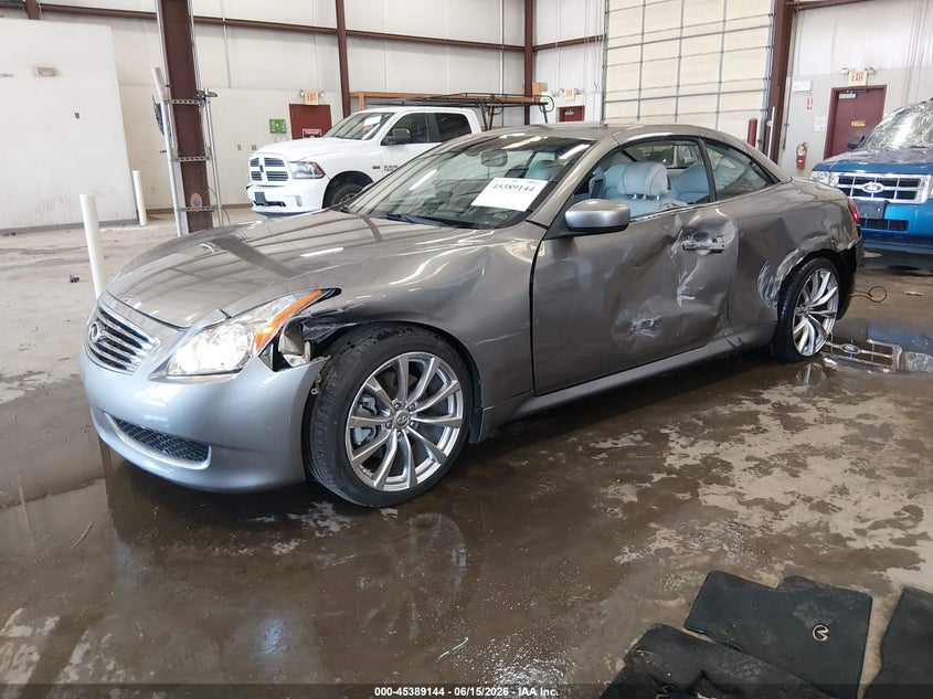2009 Infiniti G VIN JNKCV66EX9M722214 IAAI salvage auction — SIDE, Salvage (Idaho), sold $2,150 on 2026-07-17 (photo 2)
