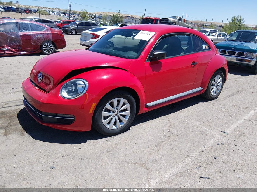 2015 Volkswagen Beetle VIN 3VWF17AT9FM631275 IAAI salvage auction — FRONT END, Salvage Title, sold $1,100 on 2026-07-30 (photo 2)