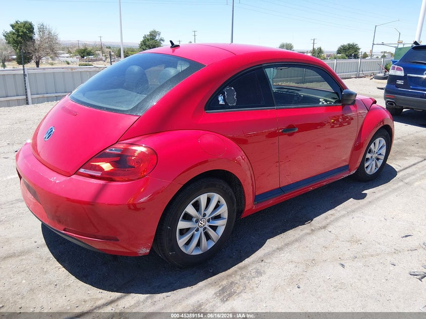 2015 Volkswagen Beetle VIN 3VWF17AT9FM631275 IAAI salvage auction — FRONT END, Salvage Title, sold $1,100 on 2026-07-30 (photo 4)