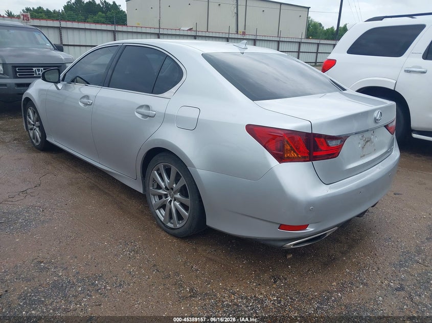 2013 Lexus Gs 350 VIN JTHBE1BL5D5016211 IAAI salvage auction — NORMAL WEAR, Original (Texas), sold $6,700 on 2026-07-08 (photo 3)