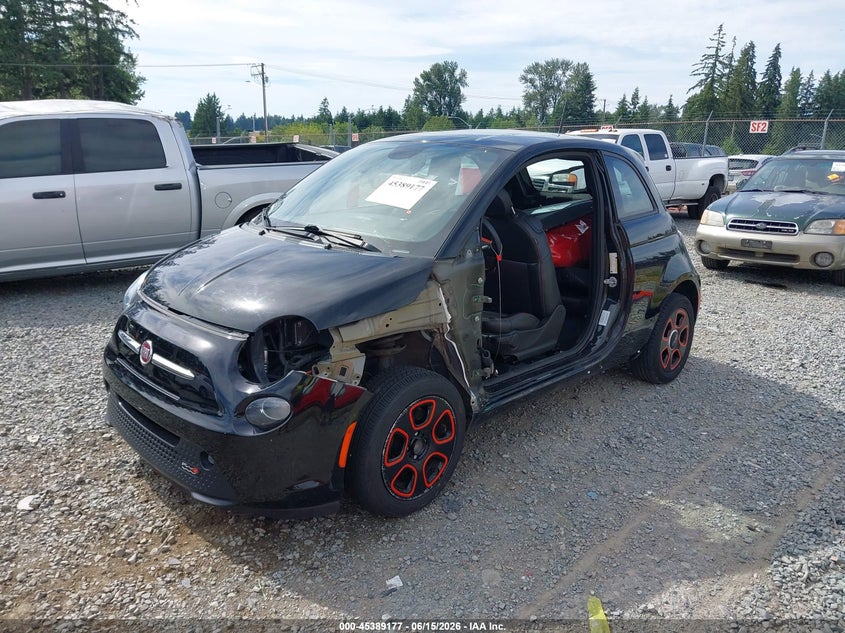 2015 Fiat 500 VIN 3C3CFFGEXFT623271 IAAI salvage auction — LEFT SIDE, Bill Of Sale (Washington), sold $1,350 on 2026-07-08 (photo 2)