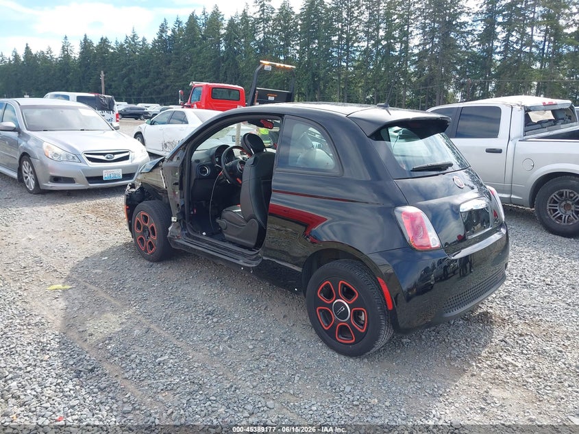 2015 Fiat 500 VIN 3C3CFFGEXFT623271 IAAI salvage auction — LEFT SIDE, Bill Of Sale (Washington), sold $1,350 on 2026-07-08 (photo 3)
