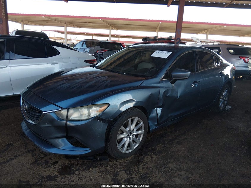 2017 Mazda 6 VIN JM1GL1U50H1117410 IAAI salvage auction — SIDE, Salvage (Arizona), sold $1,750 on 2026-07-29 (photo 6)