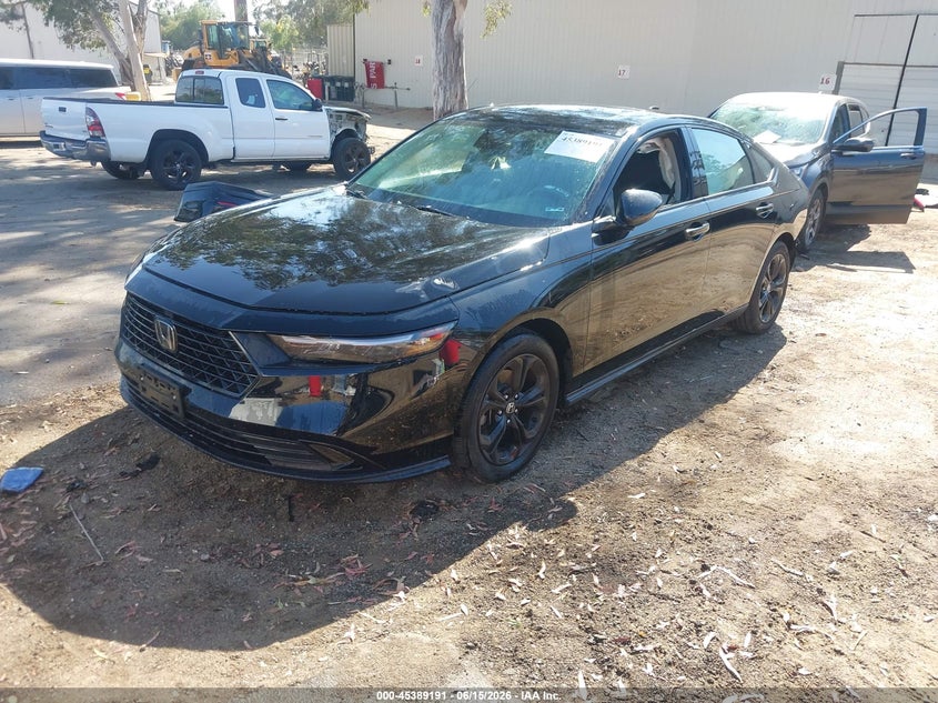 2025 Honda Accord VIN 1HGCY1F4XSA057178 IAAI salvage auction — REAR END, Salvage Title, sold $7,600 on 2026-07-29 (photo 2)