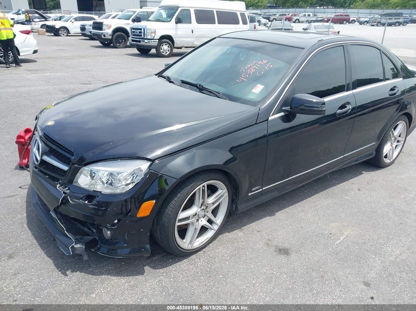 2010 Mercedes-benz C class VIN WDDGF5EBXAR101506 IAAI salvage auction — NORMAL WEAR, Repossession Paperwork (Georgia), sold $50 on 2026-07-15 (photo 2)