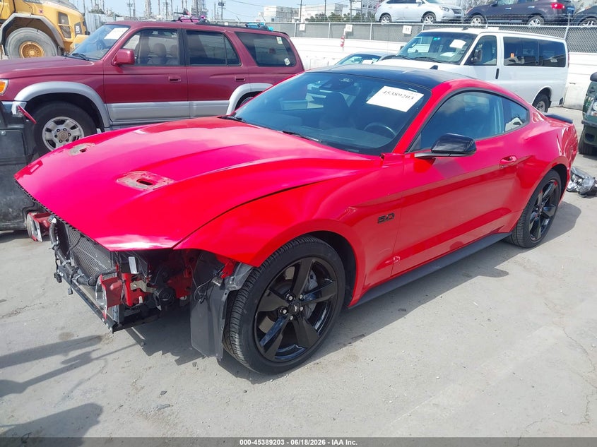 2022 Ford Mustang VIN 1FA6P8CF1N5144046 IAAI salvage auction — FRONT END, Salvage Title, sold $16,900 on 2026-08-22 (photo 2)