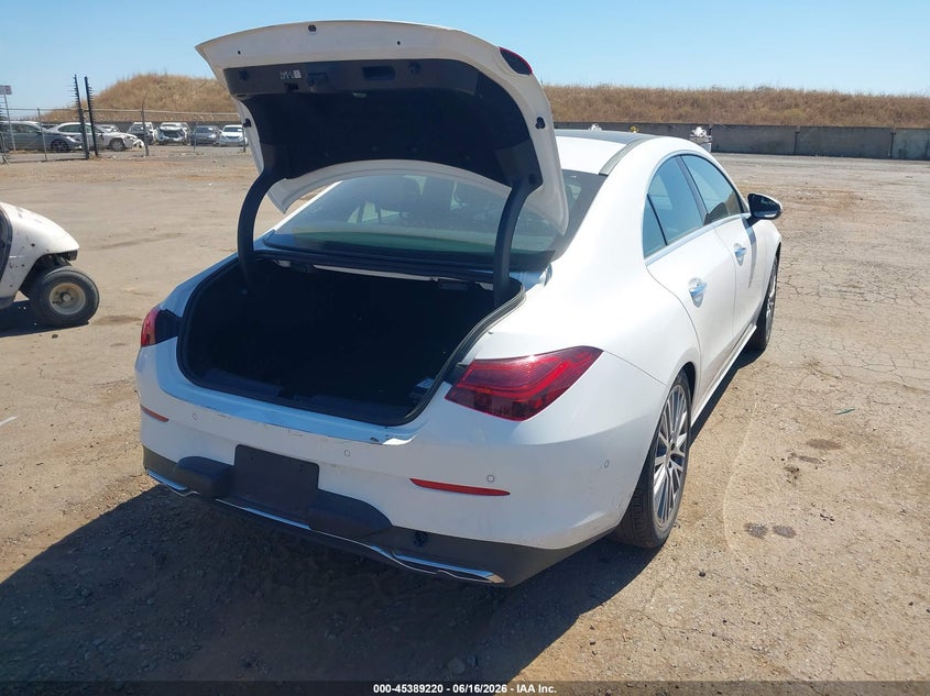 2025 Mercedes-benz Cla-class VIN W1K5J4GB4SN521798 IAAI salvage auction — FRONT END, Enterprise Vehicles Clear Only (Arizona), sold $16,000 on 2026-07-15 (photo 4)
