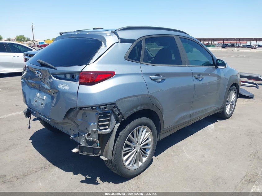 2018 Hyundai Kona VIN KM8K22AA6JU110630 IAAI salvage auction — REAR END, Salvage (Arizona), sold $25 on 2026-07-28 (photo 4)