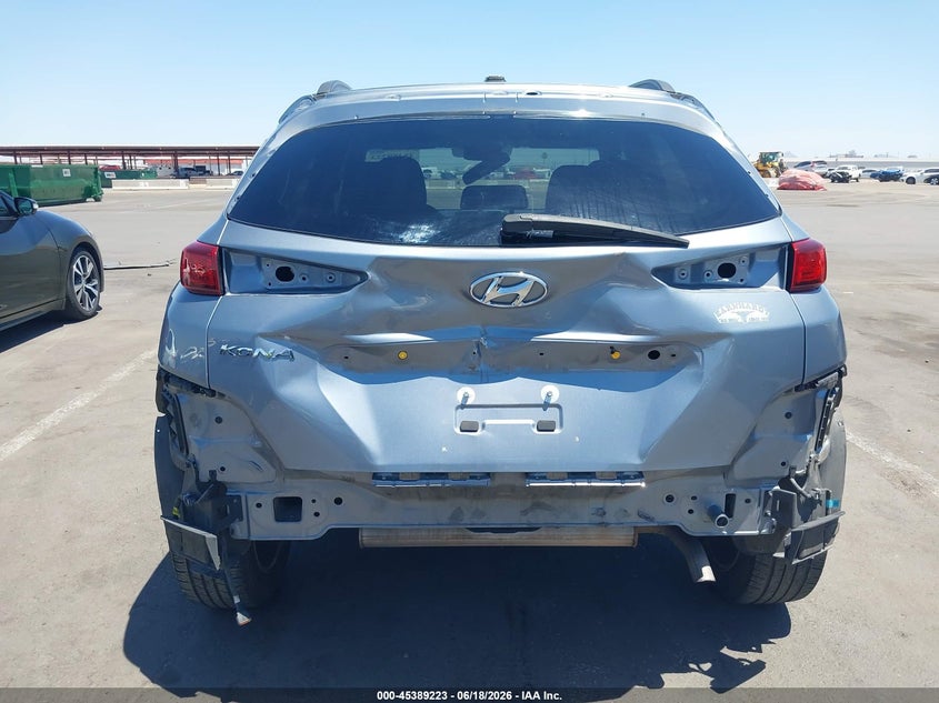 2018 Hyundai Kona VIN KM8K22AA6JU110630 IAAI salvage auction — REAR END, Salvage (Arizona), sold $25 on 2026-07-28 (photo 6)