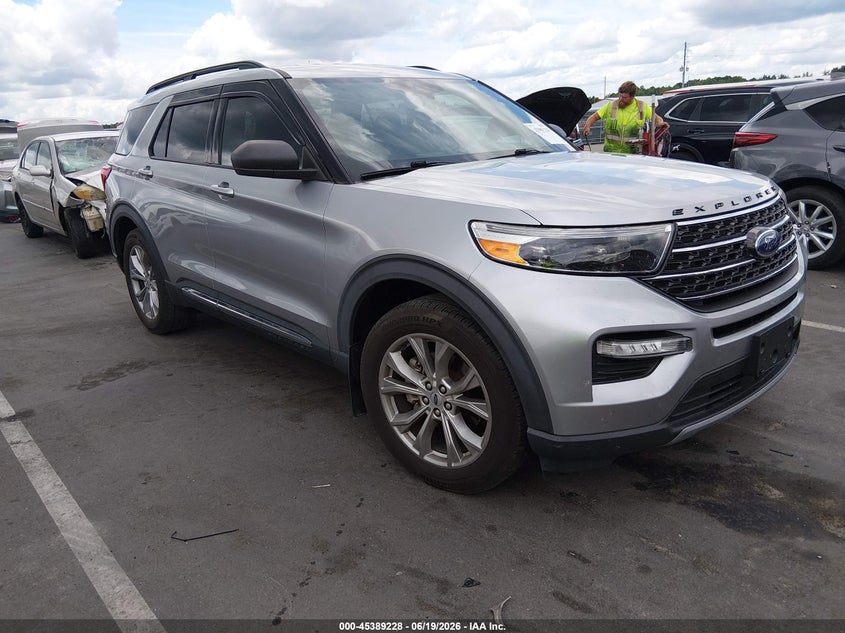 2020 Ford Explorer VIN 1FMSK7DH5LGA88255 IAAI salvage auction — LEFT REAR, Salvage (North Carolina), sold $7,650 on 2026-07-29 (photo 1)